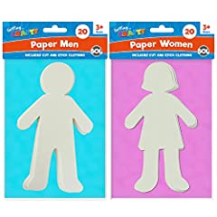 40pk paper people for sale  Delivered anywhere in UK