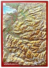 Reliefpostkarte vorarlberg tie gebraucht kaufen  Wird an jeden Ort in Deutschland