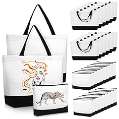 Pcs canvas tote for sale  Delivered anywhere in USA 