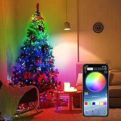 RGBIC Fairy String Lights with Bluetooth APP, 33ft/10m, used for sale  Delivered anywhere in Canada