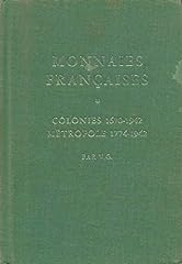 Monnaies françaises. colonies d'occasion  Livré partout en France