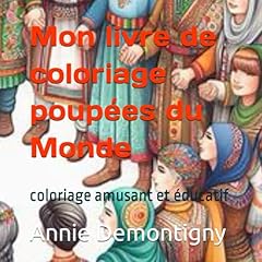 Livre coloriage poupées d'occasion  Livré partout en France