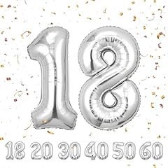 18th number balloons for sale  Delivered anywhere in UK
