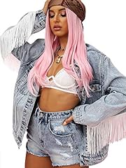 Justalwart fringe jean for sale  Delivered anywhere in USA 