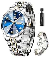 Olevs men blue for sale  Delivered anywhere in USA 