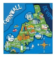 Cornwall map fridge for sale  Delivered anywhere in UK