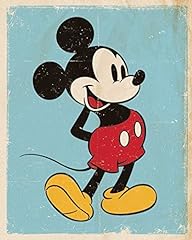 Used, Mickey Mouse - Retro Disney Poster (16 x 20 inches) for sale  Delivered anywhere in Canada