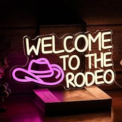 Welcome rodeo neon for sale  Delivered anywhere in USA 