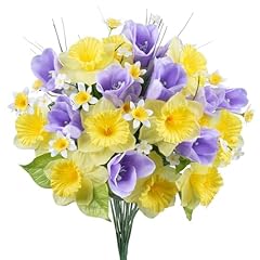 2pcs daffodils artificial for sale  Delivered anywhere in USA 