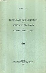 Resultats geologiques sondage d'occasion  Livré partout en France