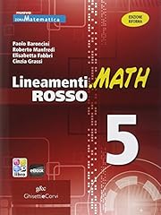 Lineam.math rosso vol. usato  Spedito ovunque in Italia 