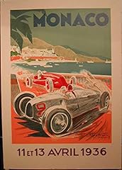 Monaco 1936 lithographie d'occasion  Livré partout en France