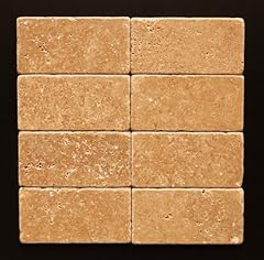 Noce travertine tumbled for sale  Delivered anywhere in USA 