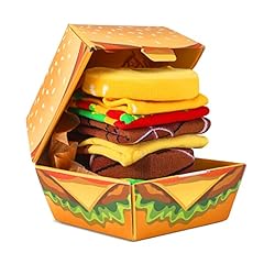 Funny burger socks for sale  Delivered anywhere in UK