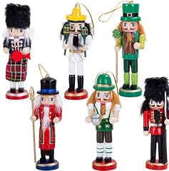 6pcs wooden christmas for sale  Delivered anywhere in UK