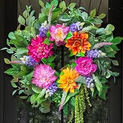 Pinkpuii summer wreath for sale  Delivered anywhere in USA 