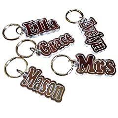 Personalized Custom Acrylic Keychains | Pack of 10 for sale  Delivered anywhere in Canada