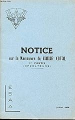 Manoeuvre radar cotal d'occasion  Livré partout en France