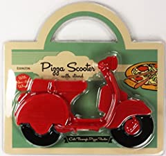 Eddingtons Red Lambretta Vespa Scooter Pizza Cutter for sale  Delivered anywhere in UK