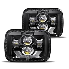 Hwstar 2022 Upgraded 180W DOT 500% Bright Anti-glare H6054 5x7 7x6 Led Headlights,DRL Turn Signal Hi/Low Sealed Beam Compatible with Jeep Cherokee XJ Wrangler YJ Ford Chevy GMC Toyota Nissan Dodge etc for sale  Delivered anywhere in Canada
