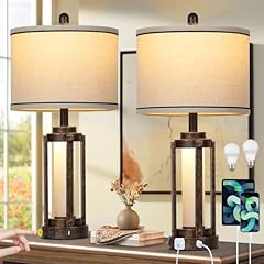 Farmhouse table lamps for sale  Delivered anywhere in USA 