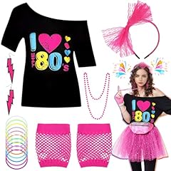 6pcs 80s costume for sale  Delivered anywhere in UK