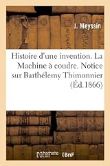 Histoire invention. machine d'occasion  Livré partout en France