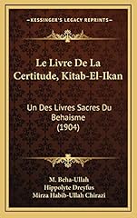 Livre certitude kitab d'occasion  Livré partout en France