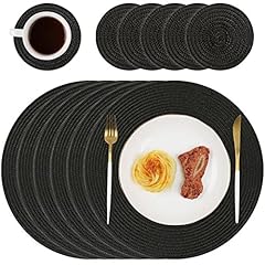 Homcomodar round placemats for sale  Delivered anywhere in UK