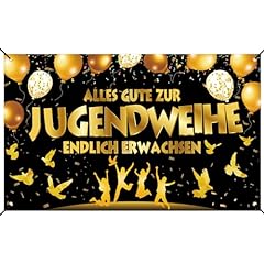 Jugendweihe banner deko gebraucht kaufen  Wird an jeden Ort in Deutschland