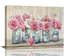 Farmhouse rose wall for sale  Delivered anywhere in USA 