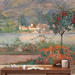 Atrippy Vintage Art Wall Poster Aesthetic for Bedroom, Hugo Nature Landscape Flower Tapestry Wall Hanging, Large Floral Tapestry Abstract Aesthetic for Living Room Dorm Decor 51x60 Inches for sale  Delivered anywhere in USA 