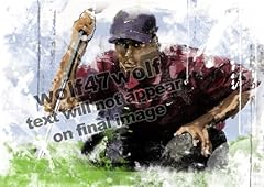 Art tiger woods for sale  Delivered anywhere in UK