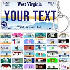 License plate keychain for sale  Delivered anywhere in USA 