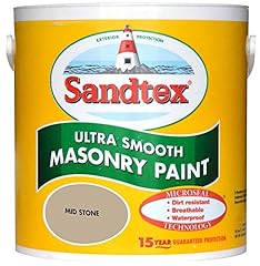 Sandtex Retail Ultra Smooth Masonry Mid Stone 2.5 L for sale  Delivered anywhere in UK