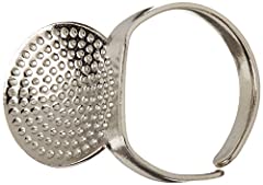 Clover 611 Adjustable Ring Thimble with Plate, 1 , for sale  Delivered anywhere in UK