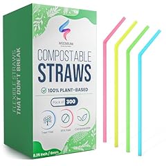 Weemium compostable straws for sale  Delivered anywhere in USA 