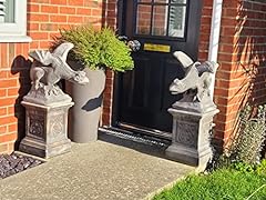 Two stone gargoyle for sale  Delivered anywhere in Ireland