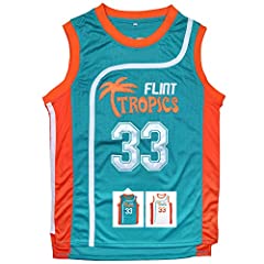 Micjersey Flint Tropics Jersey Moon 33 Basketball Jerseys for sale  Delivered anywhere in USA 