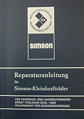 Reparaturanleitung simson klei gebraucht kaufen  Wird an jeden Ort in Deutschland