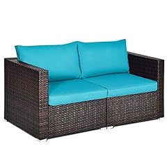 Tangkula wicker loveseat for sale  Delivered anywhere in USA 