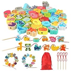 42pcs toddler threading for sale  Delivered anywhere in UK
