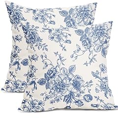 Blue floral pillow for sale  Delivered anywhere in USA 