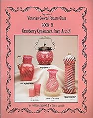 Cranberry opalescent glass for sale  Delivered anywhere in UK