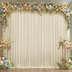 Beige backdrop curtain for sale  Delivered anywhere in USA 