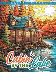 Cabin lake coloring for sale  Delivered anywhere in UK