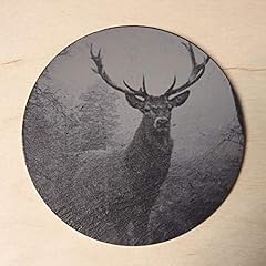 Scottish stag coaster for sale  Delivered anywhere in UK