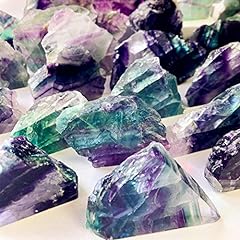 Zenkeeper 1 Lb Large Rough Fluorite Stone Raw Fluorite for sale  Delivered anywhere in Canada