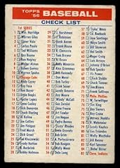 1956 topps checklist for sale  Delivered anywhere in USA 