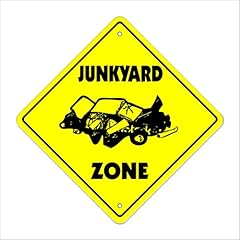 Junkyard crossing sign for sale  Delivered anywhere in USA 